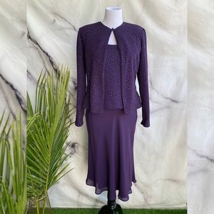 DAVID WARREN 3-piece Skirt Suit